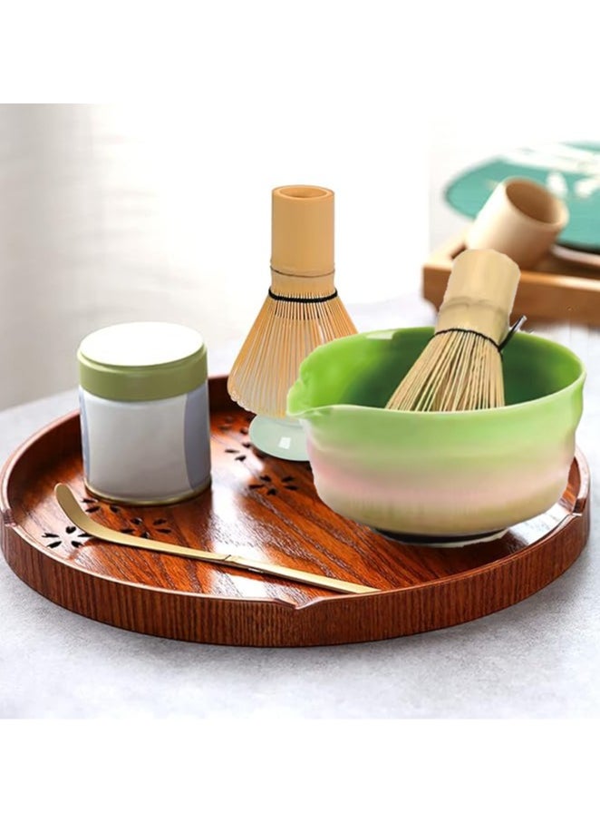 Matcha Whisk Set, 4 Piece Matcha Tea Set with Ceramic Bowl, Prong Bamboo Whisk, Whisk Holder and Traditional Scoop, Matcha Stirrer Set for a Traditional Cup of Matcha （Gradient Green） - pzsku/Z52C79EF5D40D8907B8B0Z/45/_/1728377398/261a8338-69db-44eb-86a7-817754912c8d