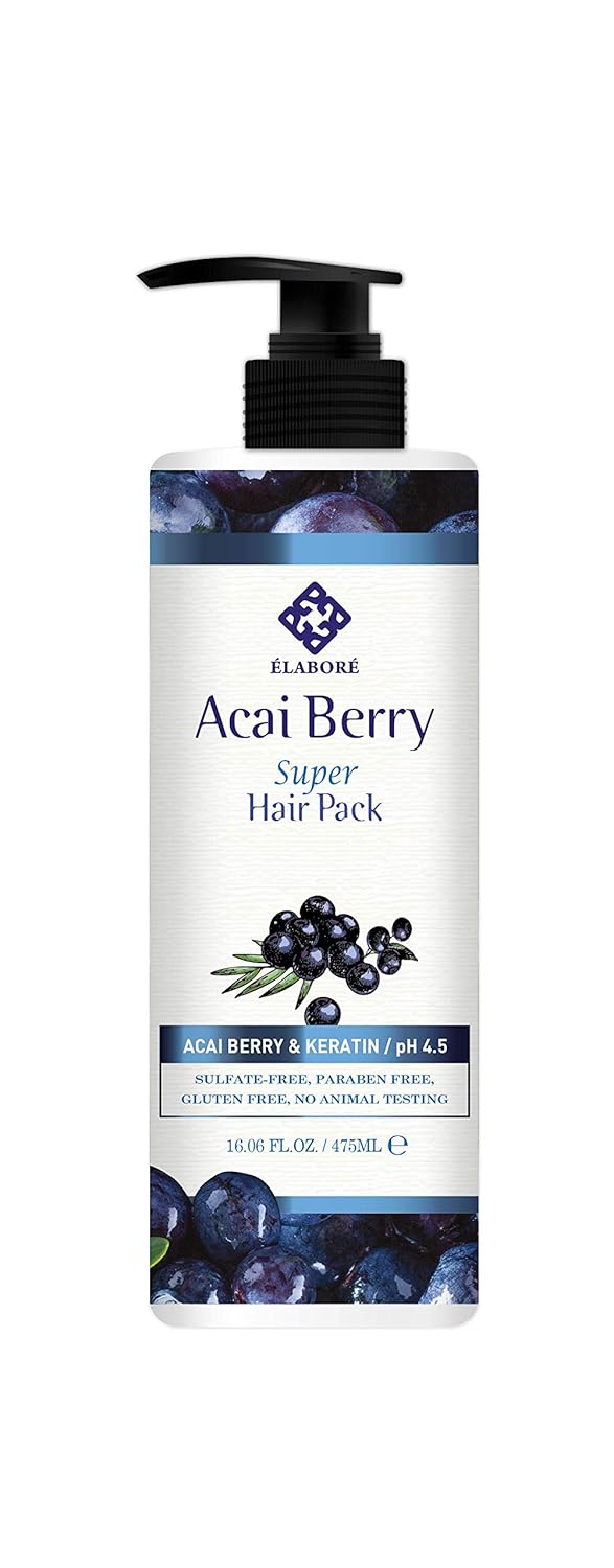 Elabore Acai Berry Super Hair Pack 1606floz 475ml
