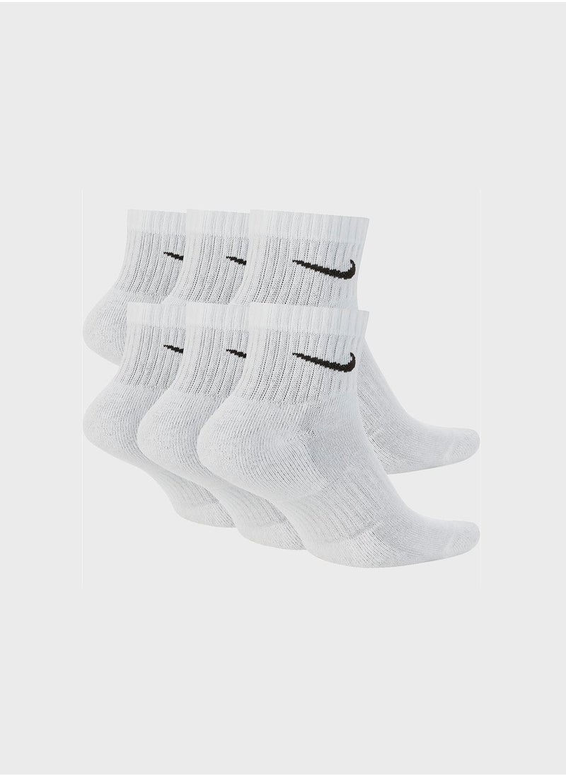 Nike - 6 Pack Cushion Ankle Socks - Image 1