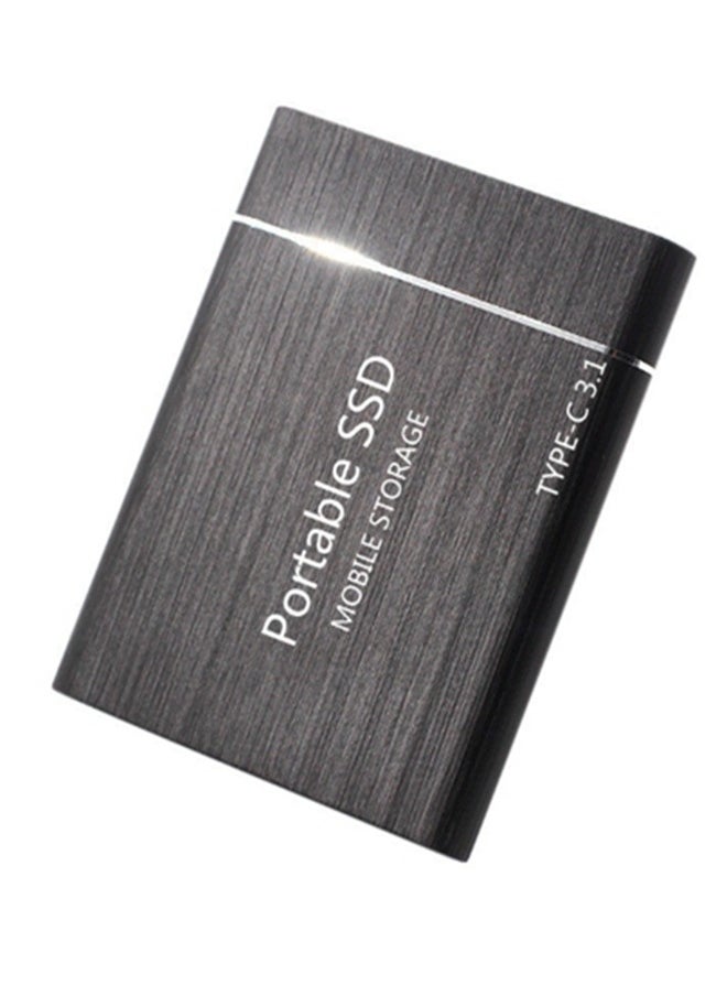 ماركة غير محددة نوع C المحمول محرك أقراص الحالة الصلبة المحمولة USB3.1 واجهة SSD مضادة للصدمات محرك أقراص الحالة الصلبة من سبيكة الألومنيوم للكمبيوتر المحمول تخزين البيانات ونقل ماك والهاتف الروبوت وأجهزة الكمبيوتر والأجهزة اللوحية (1TB ، الأسود)  - Image 1