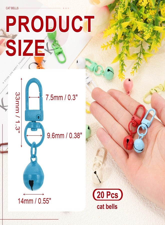 PATIKIL 20 PCS Dog Bell, Cat Bell Small Pet Collar Bells, Sky Blue - Image 2
