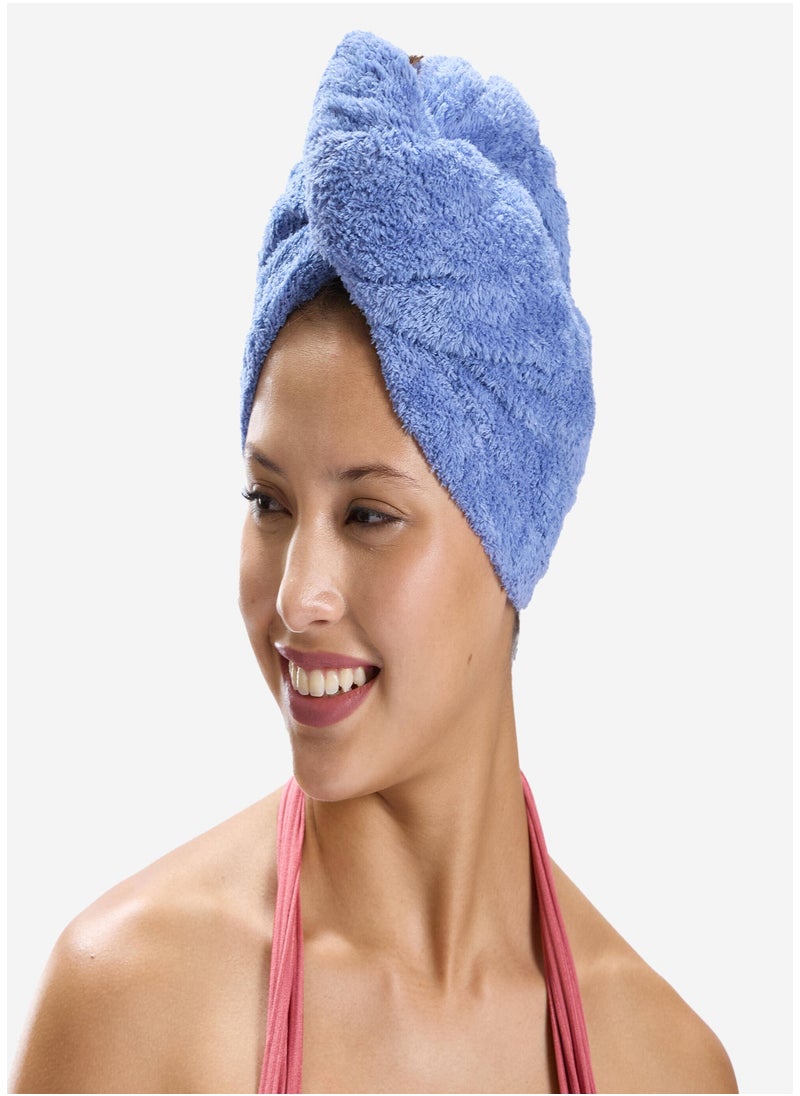 NABAIJI NABAIJI by DECATHLON, Swimming Soft Microfibre Hair Towel Blue  - Image 2