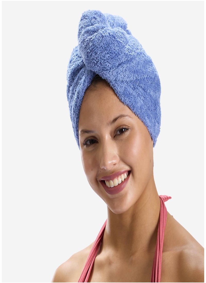 NABAIJI NABAIJI by DECATHLON, Swimming Soft Microfibre Hair Towel Blue  - Image 1
