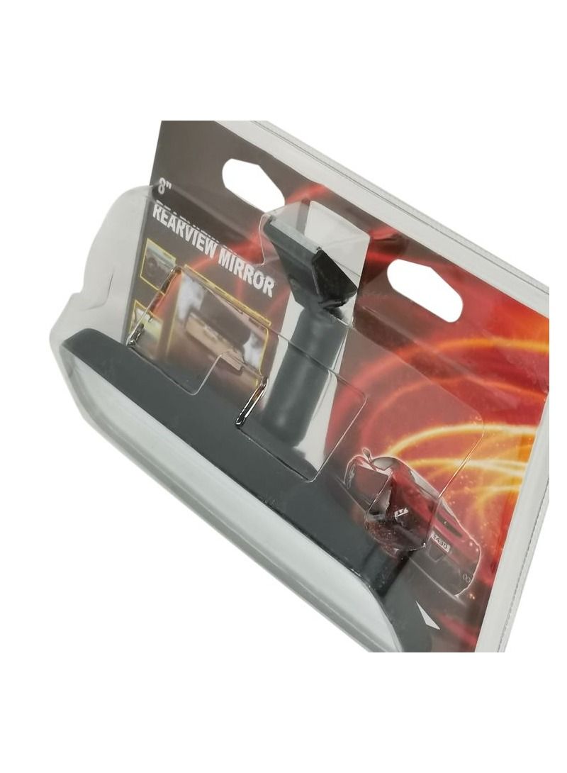 Car Rear View Mirror, Rear View Center Mirror Reduce Night Glare and Blind Spot Effectively, Black Frame 8 inch - Image 3