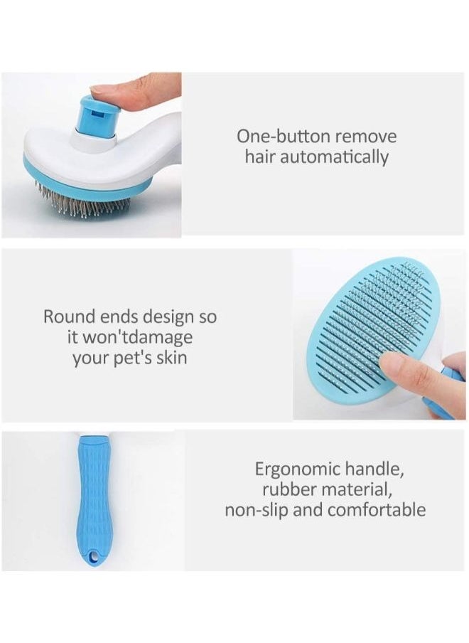 Grooming Tool Cleaning Slicker Brush for Dogs and Cats
