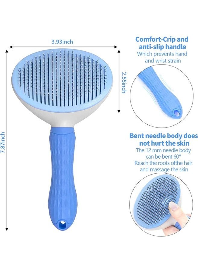 Grooming Tool Cleaning Slicker Brush for Dogs and Cats