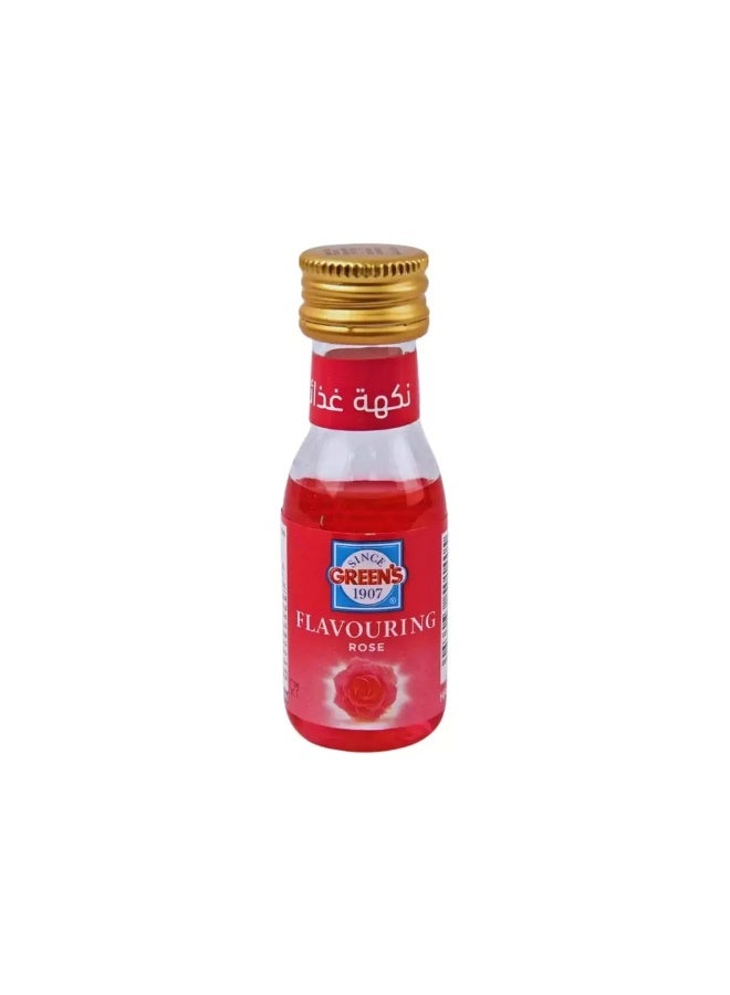 Greens Food Flavoring Liquid In Rose Flavor- 28ml
