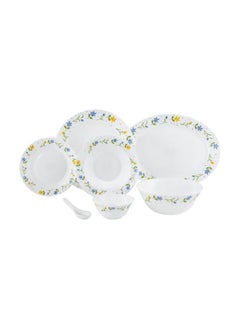 DELCASA 33 Pcs Opalware Dinner Set, DC2213 | Lightweight | Chip Resistant | Dishwasher Safe | Microwave Safe | Plates, Dishes, Bowls, Spoons, Service For 6  - Image 3