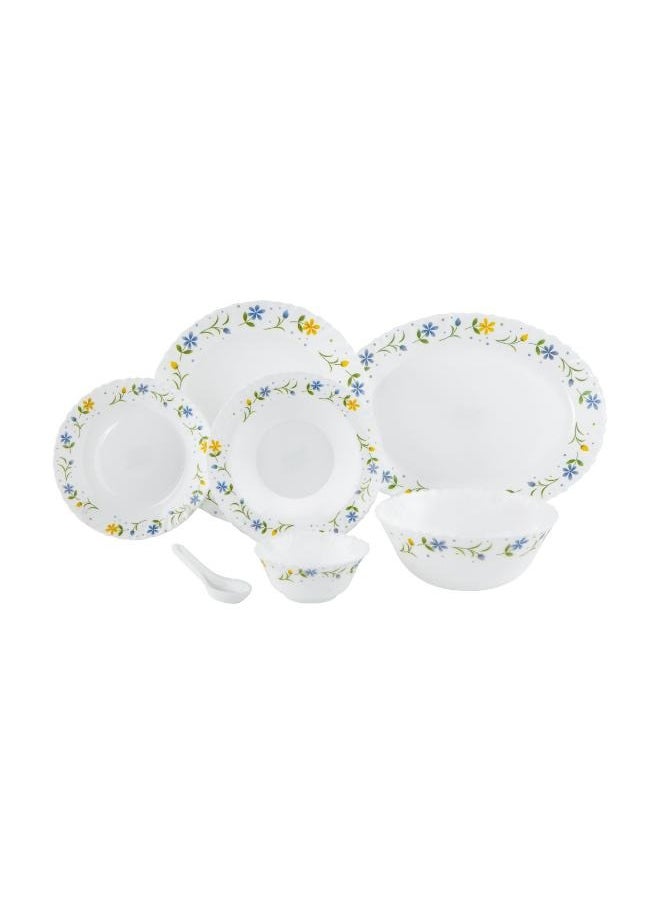 DELCASA 33 Pcs Opalware Dinner Set, DC2213 | Lightweight | Chip Resistant | Dishwasher Safe | Microwave Safe | Plates, Dishes, Bowls, Spoons, Service For 6  - Image 3