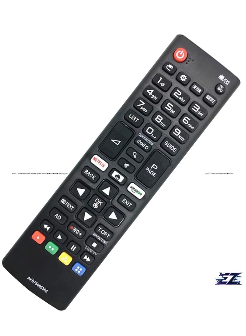 ELTRAZONE Replacement LG Remote Control for LG TV – Compatible with LG Smart TV Models 32LJ610V, 43UJ634V, 49UJ634V, 55UJ634V, 60UJ6307, 65UJ634V – Battery Included - Image 2