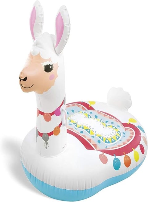 Intex cute llama ride-on inflatable toy, 112 x 94 x 135 cm