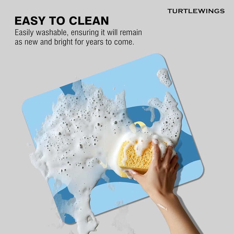 TURTLEWINGS | Mousepad | Inspirational Quote Mousepad – 22x18 cm, 3mm Thick | Abstract Design Non-Slip Rubber Base | Office, Study & Gaming Use | Premium Smooth Surface 6 - Image 4