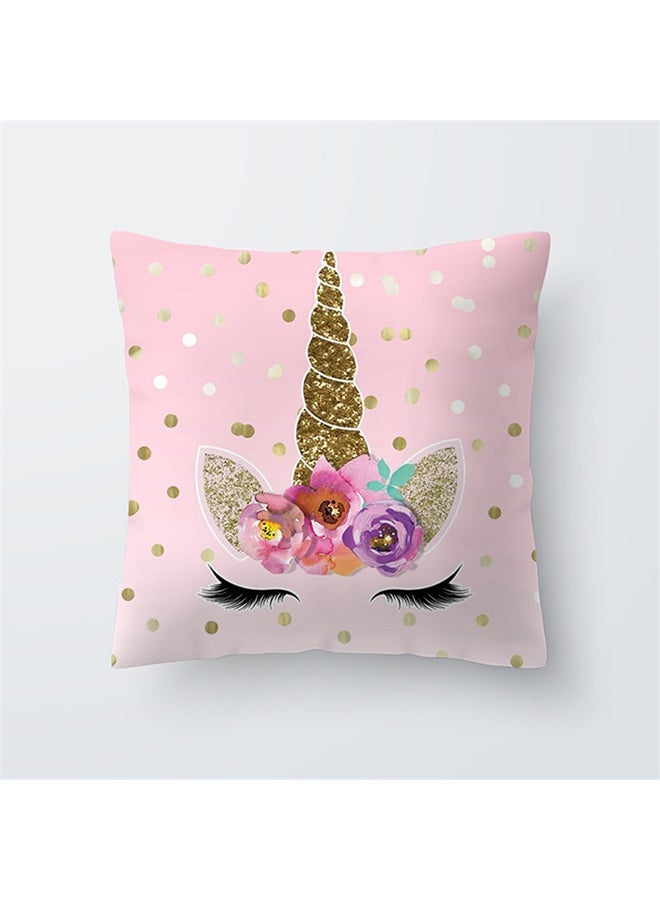 NIBEMINENT Creative Square Soft Decorative Cushion Cover Multicolour 45x45cm