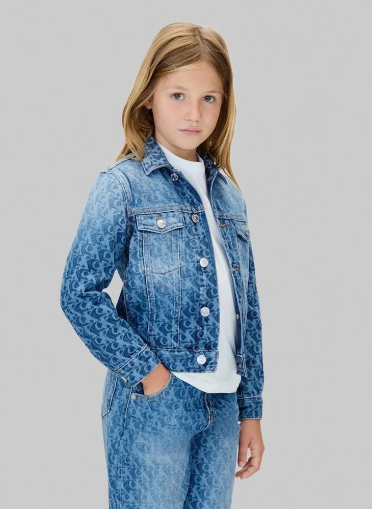 Calvin Klein Jeans Youth Logo Denim Jacket