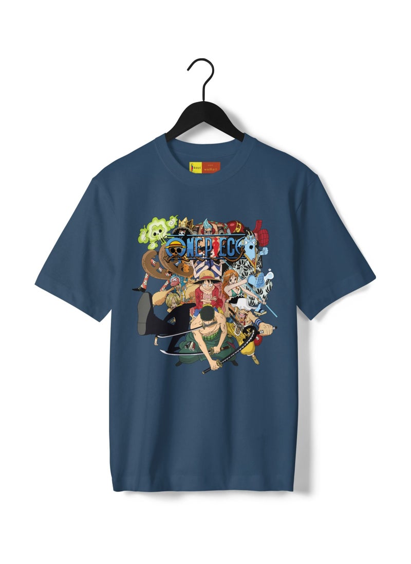 Kozi - T-Shirt Anime One Piece Oversize Unisex - Image 1