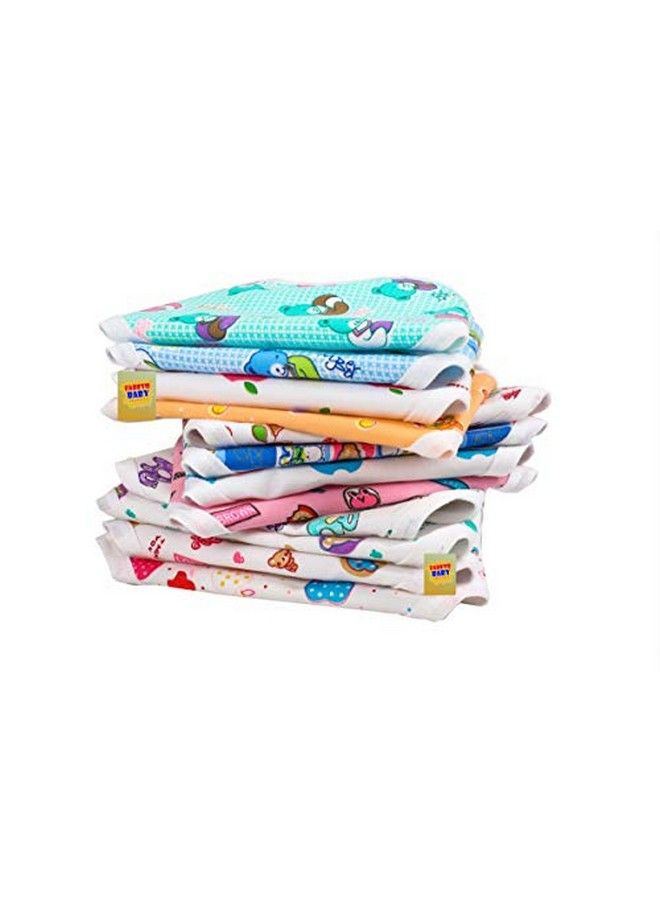 FARETO New Born Baby Double Layer 12 Cotton Nappies Tying Langots Cloths Nappies(Assorted)(Double Layer Cotton) (36 Months) - Image 1