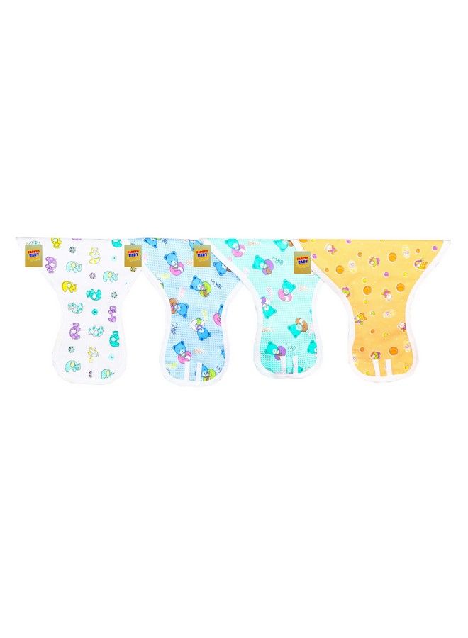 FARETO New Born Baby Double Layer 12 Cotton Nappies Tying Langots Cloths Nappies(Assorted)(Double Layer Cotton) (36 Months) - Image 5
