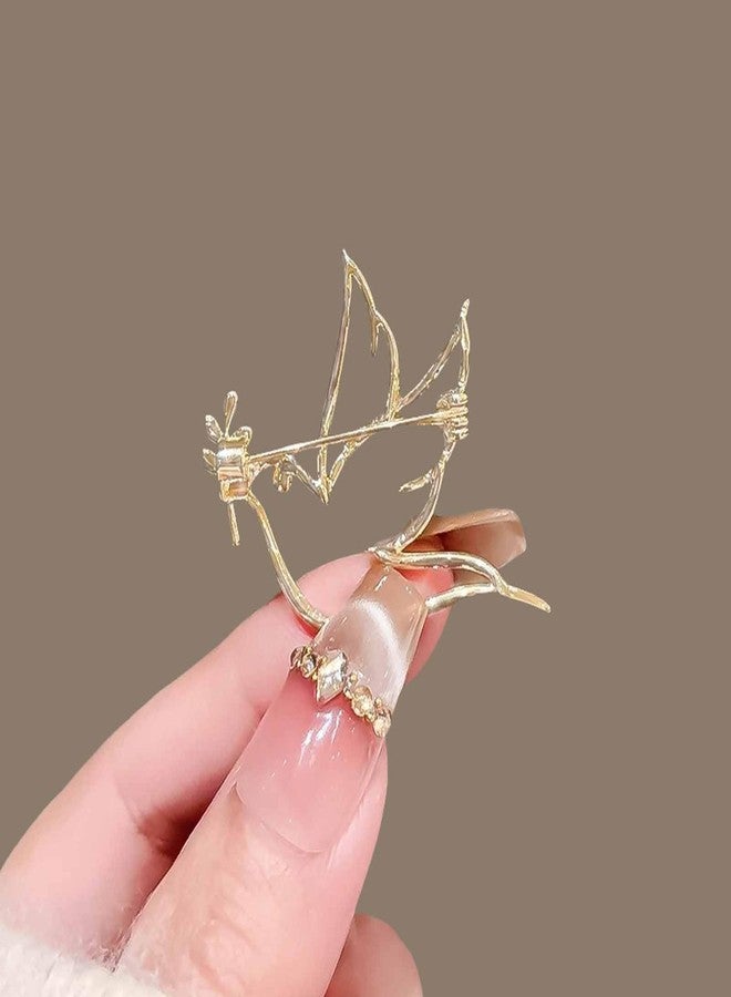Frinnovan, 15 Pack Peace Dove Brooches Lapel Pin Bird Olive Brooch Pins for Women Men Party, Gold - Image 4
