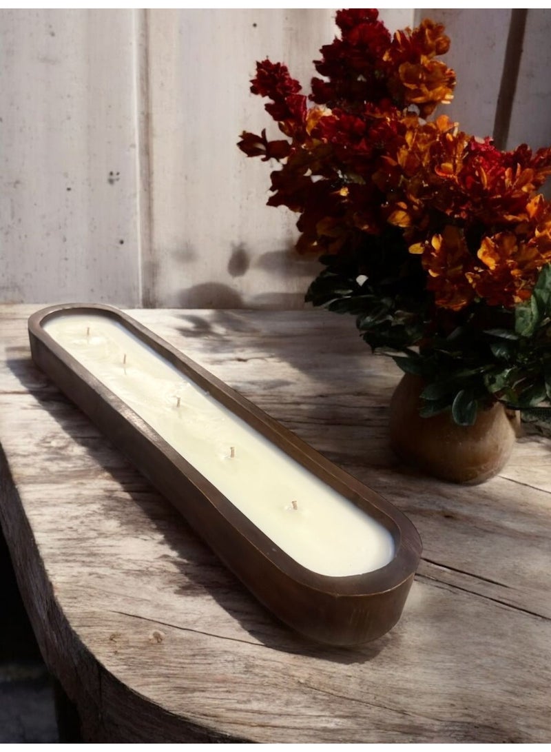 ANUM BY MUNA Luxury Scented Candle " Elegance Wood " Aged Vanilla - Image 1