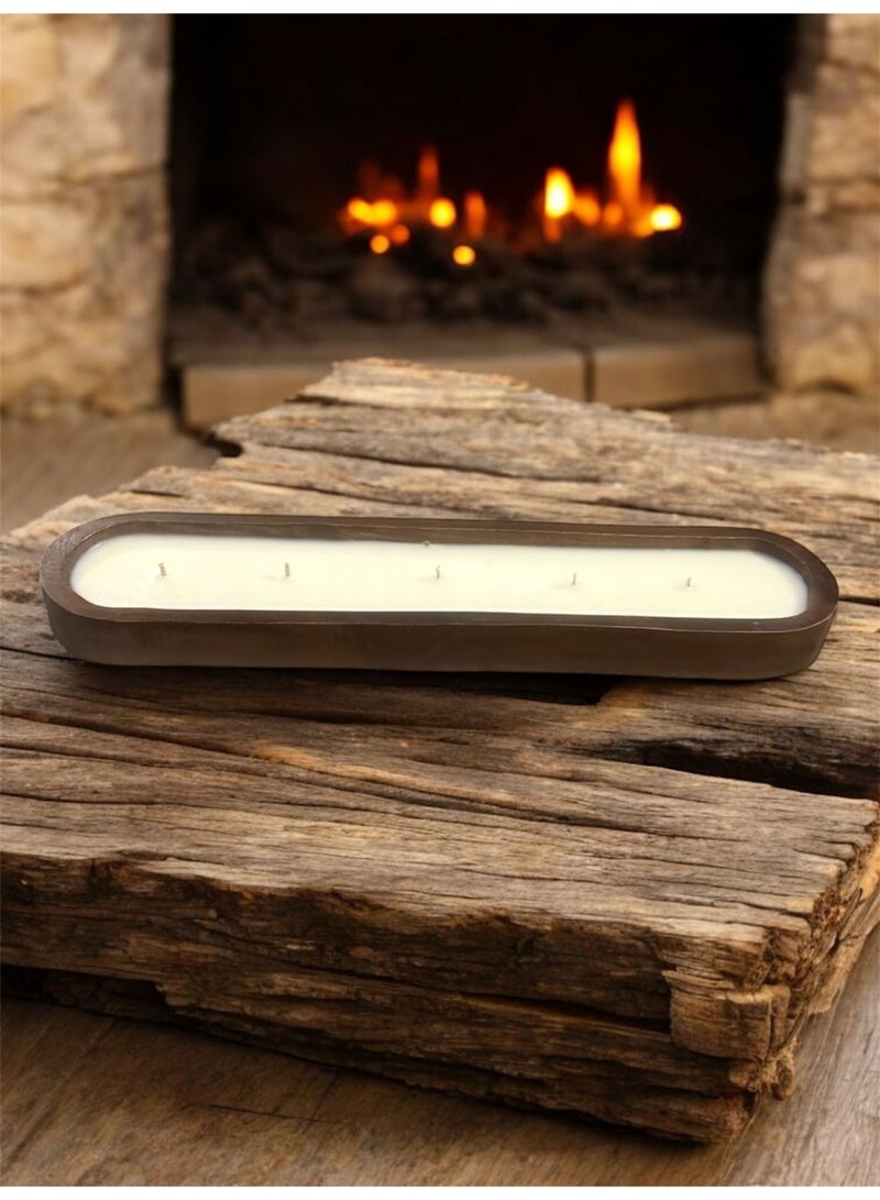 ANUM BY MUNA Luxury Scented Candle " Elegance Wood " Aged Vanilla - Image 2