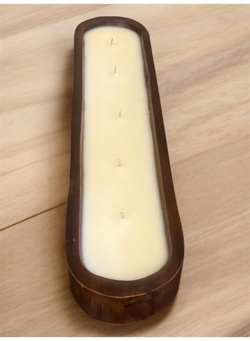 ANUM BY MUNA Luxury Scented Candle " Elegance Wood " Aged Vanilla - Image 3