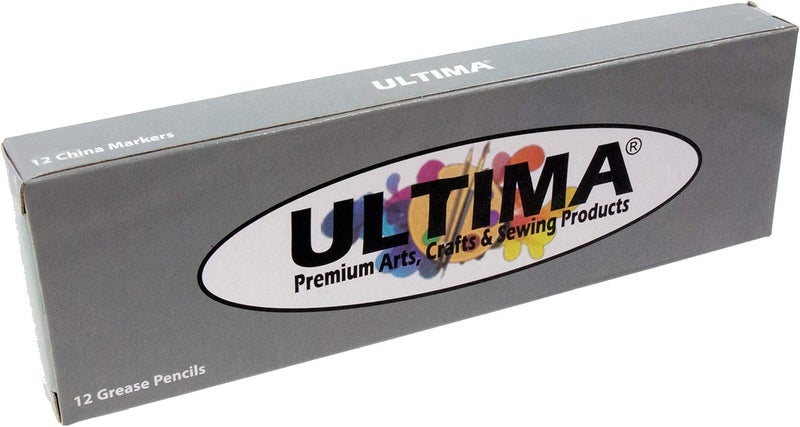 Ultima China Marker – Peel-Off Grease Pencil/Wax Pencil – Leaves Opaque, Easy to Remove Markings on all Glazed, Non-Porous & Polished Surfaces (Blue) - Image 3