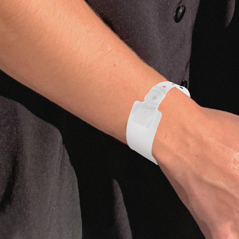 White Waterproof Disposable Patient Identification Wristbands Tear Resistant Medical ID Bracelets Hospital Use 100 Pack - Image 5
