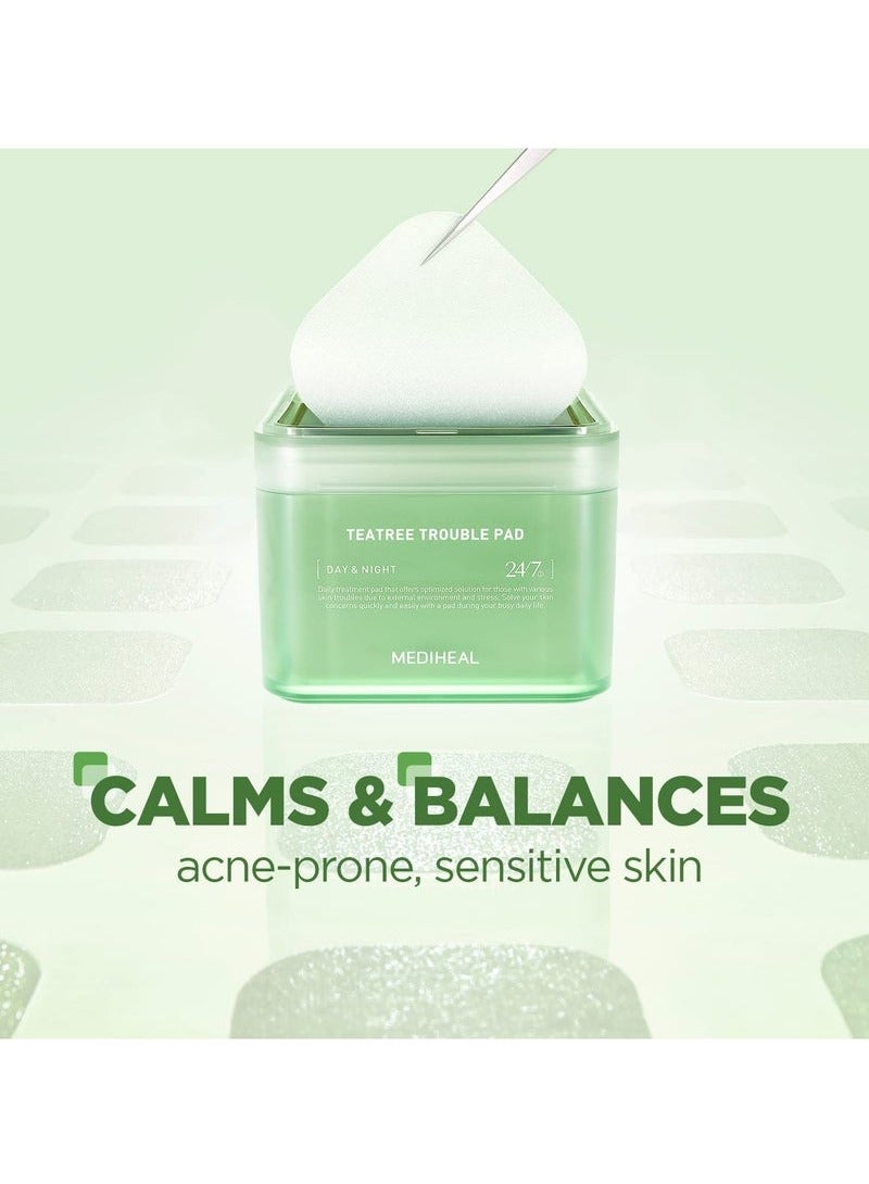 ميدي هيل teatree شجرة الشاي و الملبنة قناع - قناع القطن لتهدئة البشرة الحساسة و حب الشباب - Image 2