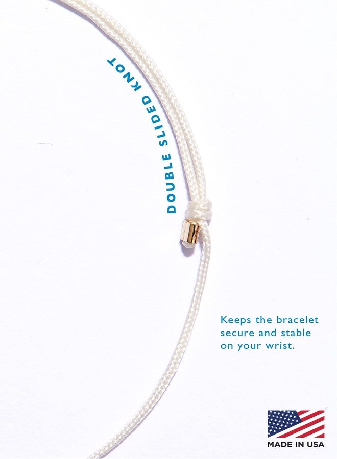 NAZ COLLECTION - Handmade Evil Eye Bracelet White String Kabbalah Protection Hamsa Adjustable Mexican Bracelet Mal De Ojo Luck Amulet for Women, Men, Family & Friends - Image 3