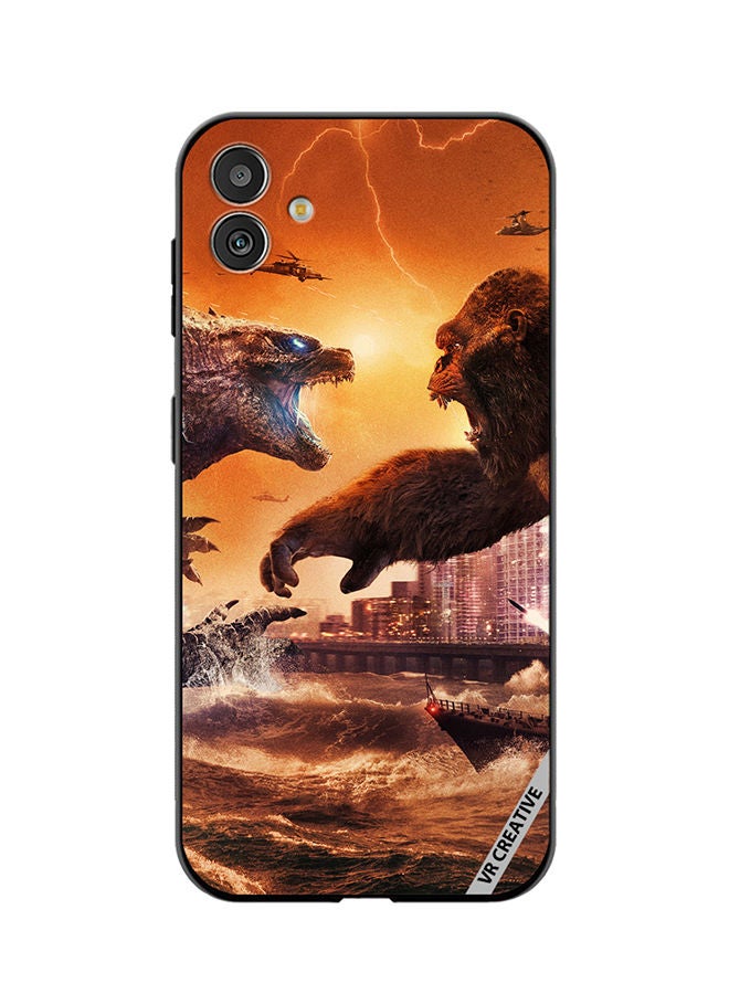VR CREATIVE Protective Case Cover For Samsung Galaxy F14 Godzilla Vs Kong Design Multicolour - Image 1