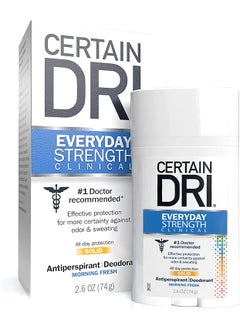 CERTAIN DRI Certain Dri A.m Solid Antiperspirant/Deodorant 2.6 Oz (2 Pack) 