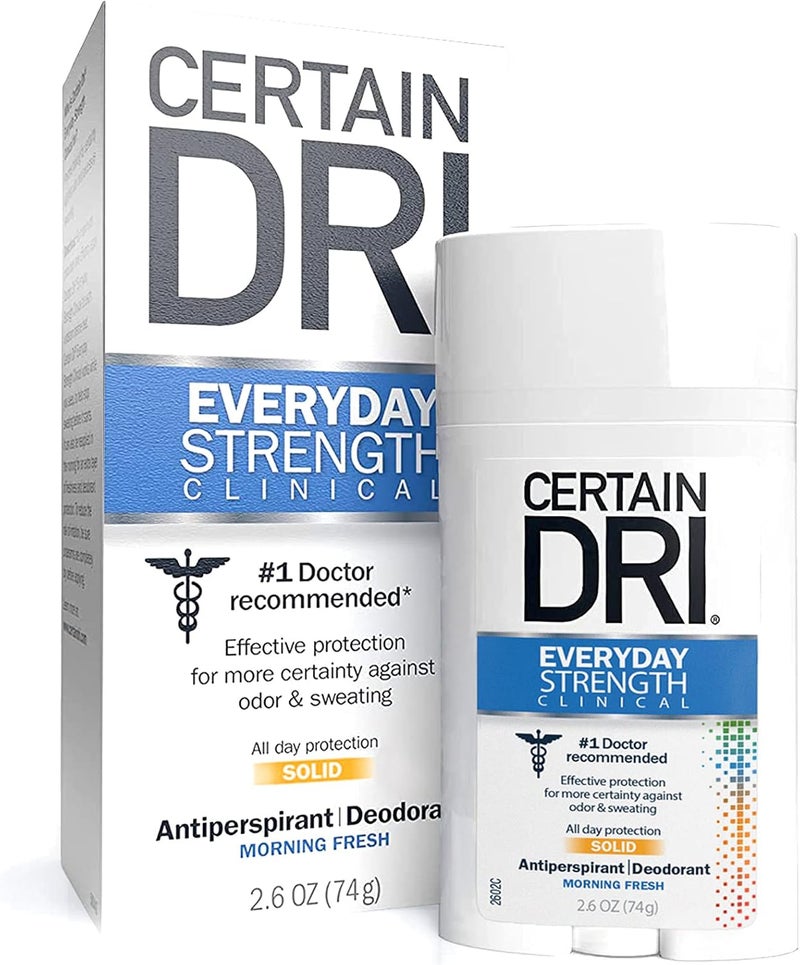 Certain Dri A.m Solid Antiperspirant/Deodorant 2.6 Oz (2 Pack)