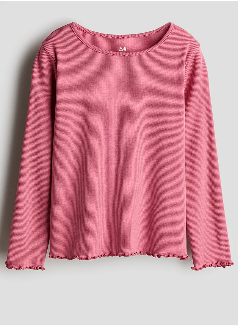 H&M Long-Sleeved Jersey Top