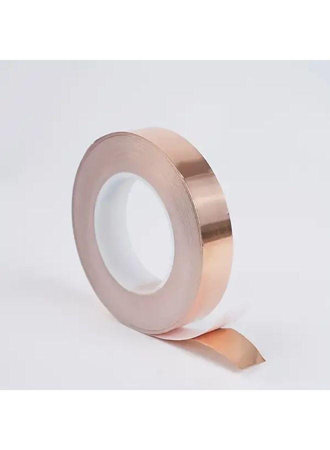 10mm Double Sided Conductive Copper Foil Tape 787.4 Inch EMI Shielding Electrical Repairs - Image 1
