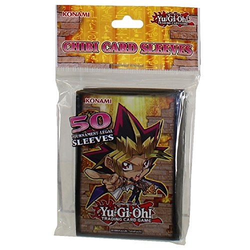 YuGiOh Official Sleeves Chibi Small Card Sleeves 50 ct Konami - Image 1