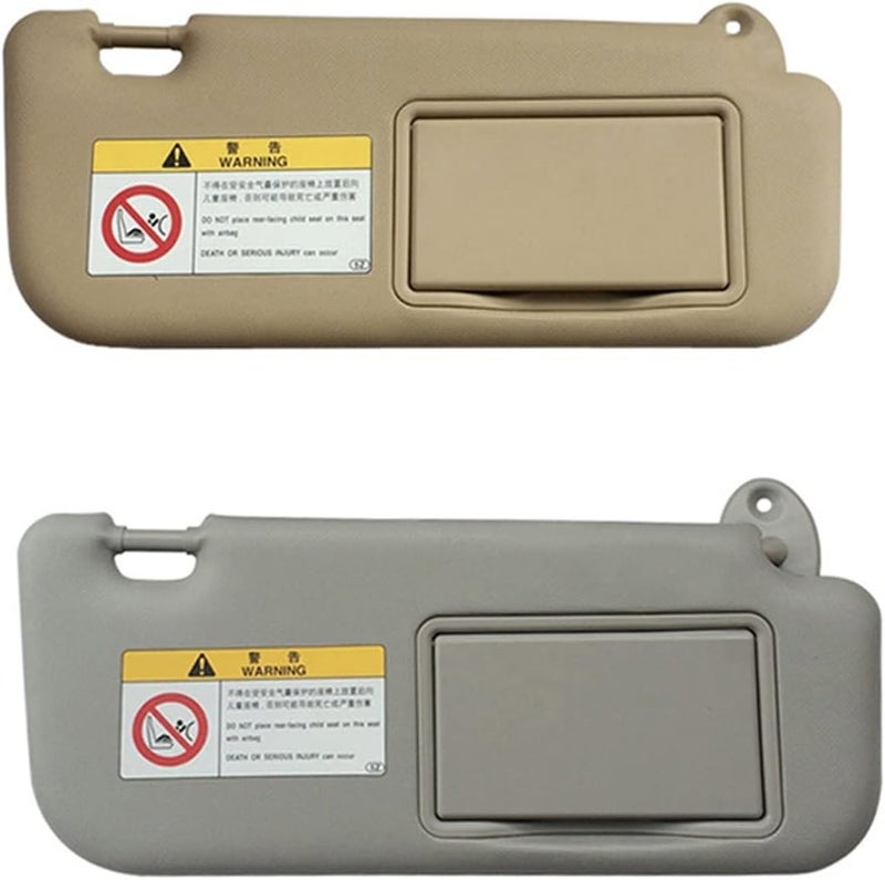 QASULER Car Sun Visor Panel with Makeup Mirror for Toyota Corolla - Image 2