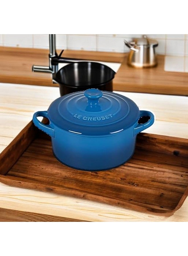 Le Creuset Le Creuset Stoneware Mini Round Cocotte, 14 oz., Marseille  - Image 3