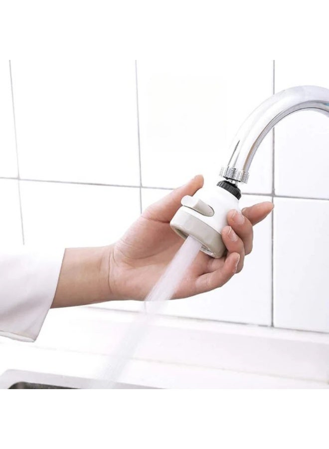 Adjustable Faucet Spray Nozzle with 360° Rotation – Water-Saving Tap Aerator Attachment for Kitchen & Bathroom Sinks – 2-Mode Spray Head with Universal Fit, Easy Installation & Anti-Splash Design - Image 1