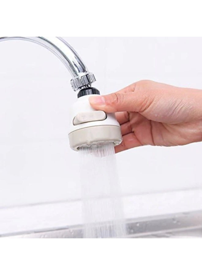 Adjustable Faucet Spray Nozzle with 360° Rotation – Water-Saving Tap Aerator Attachment for Kitchen & Bathroom Sinks – 2-Mode Spray Head with Universal Fit, Easy Installation & Anti-Splash Design - Image 2