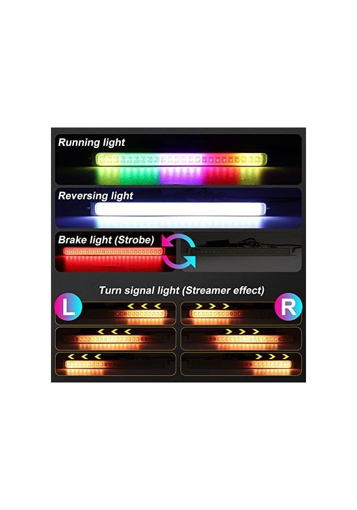 Vooda Multi-colored LED License Plate Light - 4-in-1 Function for Car, SUV, Truck, Motorcycle, Waterproof, DC12V (RGB) - Image 5