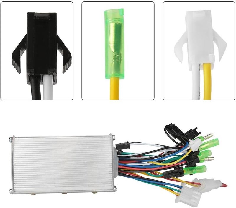 comfrt 350w Brushless Motor Controller, 36V/48V 350W Electric Bicycle Brushless Motor Speed Controller Fit for E-Bike and Scooter Brushless Motor Controller 36V - Image 2