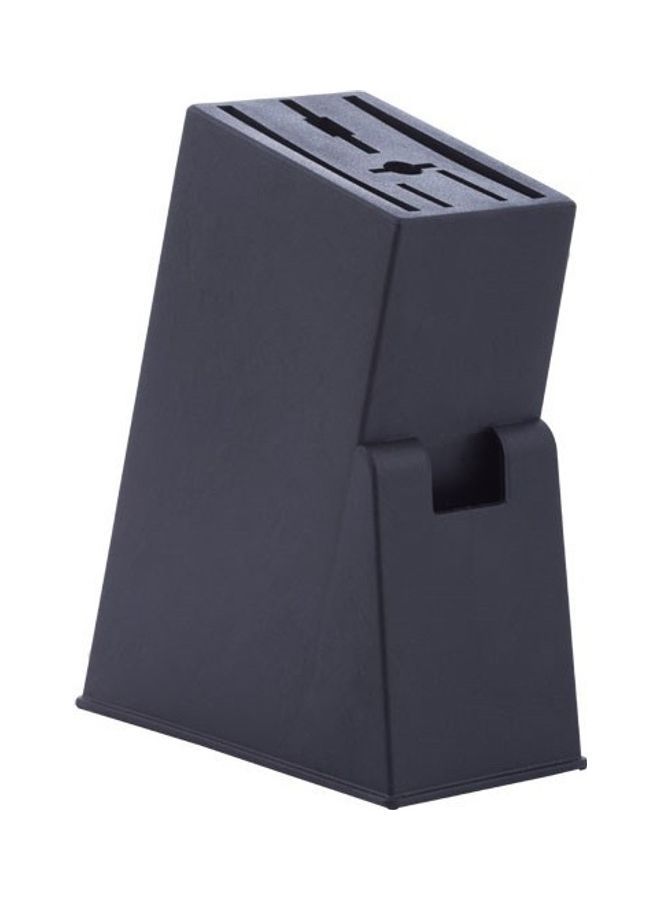 حامل سكاكين للمطبخ مُزود ب7 فتحات أسود 20سم