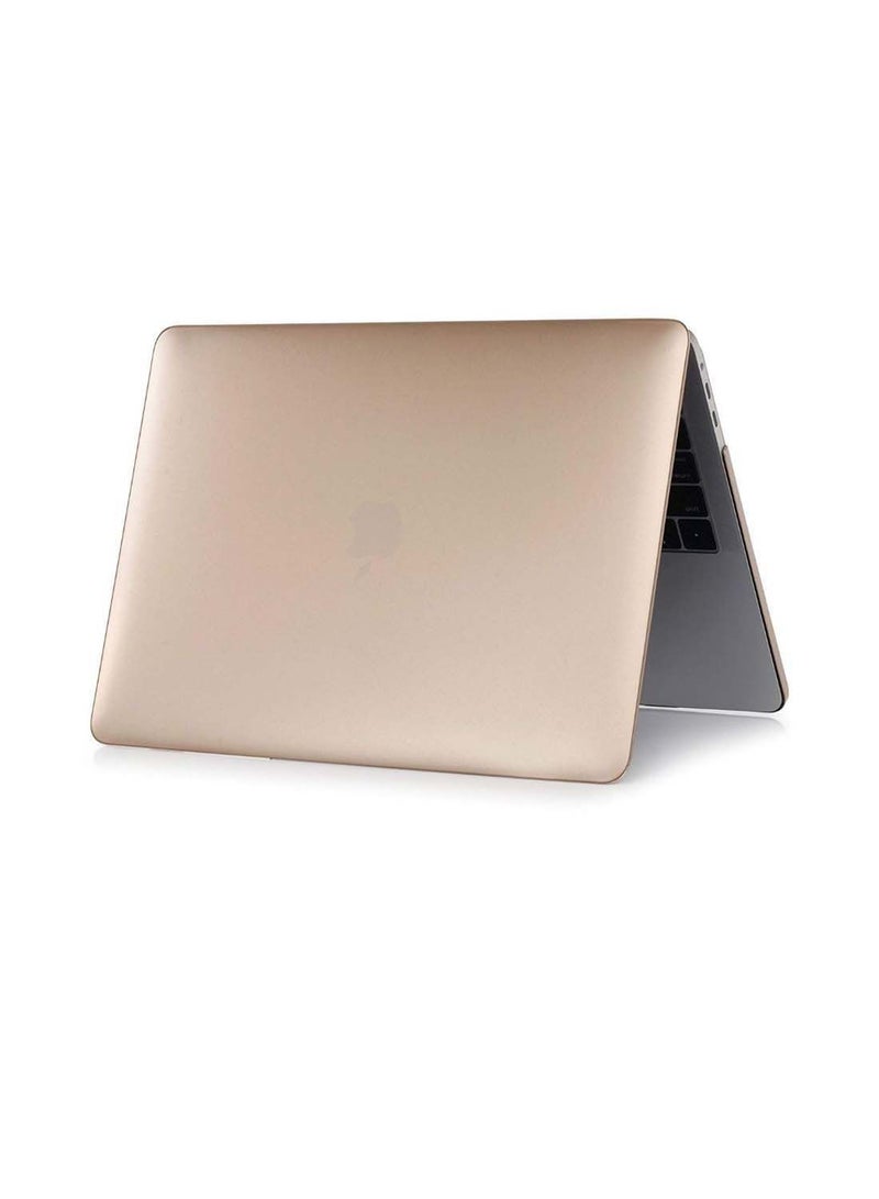NIBEMINENT Hard Shell Case Cover For Apple Macbook Pro 13-Inch Gold  - Image 1