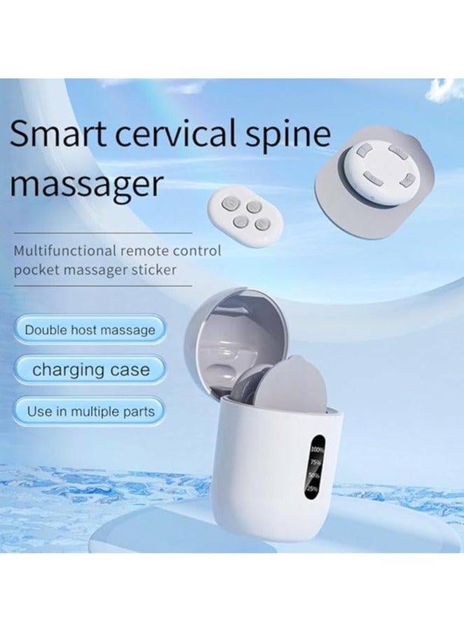 general Massager for pain relief, wireless with rechargeable charging case, 6 modes, 16 intensities, portable mini massager for neck, shoulder, back, waist, arm, leg pain - Image 2