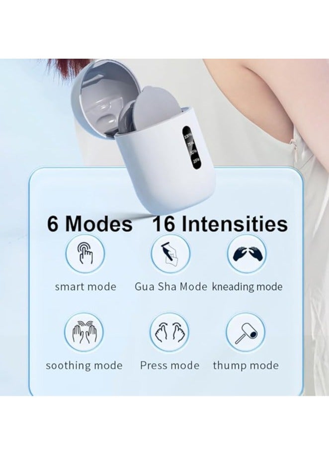 general Massager for pain relief, wireless with rechargeable charging case, 6 modes, 16 intensities, portable mini massager for neck, shoulder, back, waist, arm, leg pain - Image 5