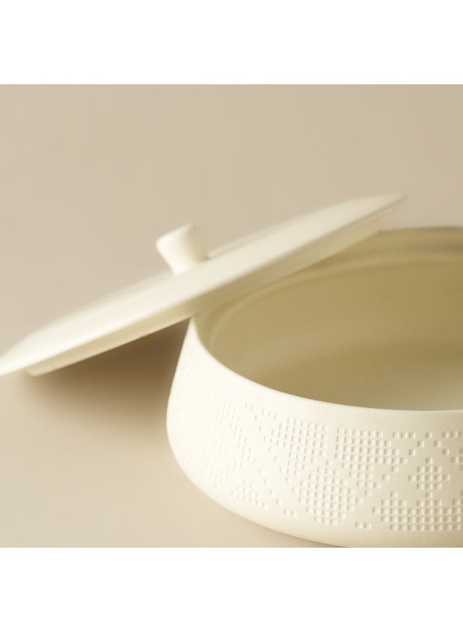 Dallaty Porcelain Date Bowl Naseej Collection, Offwhite - Image 1