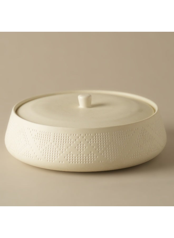 Dallaty Porcelain Date Bowl Naseej Collection, Offwhite - Image 3