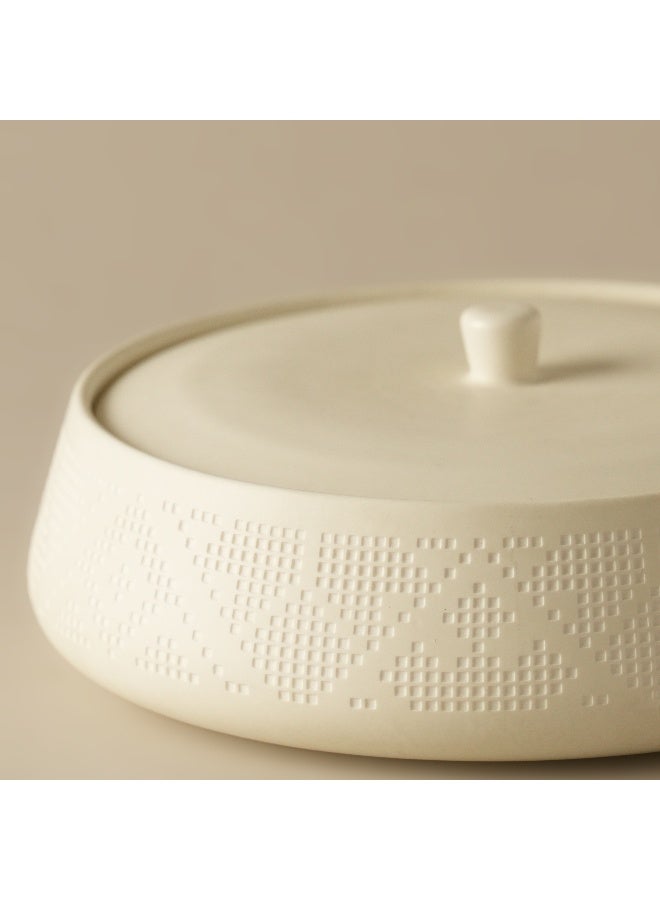 Dallaty Porcelain Date Bowl Naseej Collection, Offwhite - Image 4