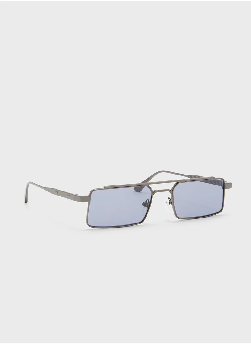 CALVIN KLEIN Modified Rectangle Sunglasses Ck24111S