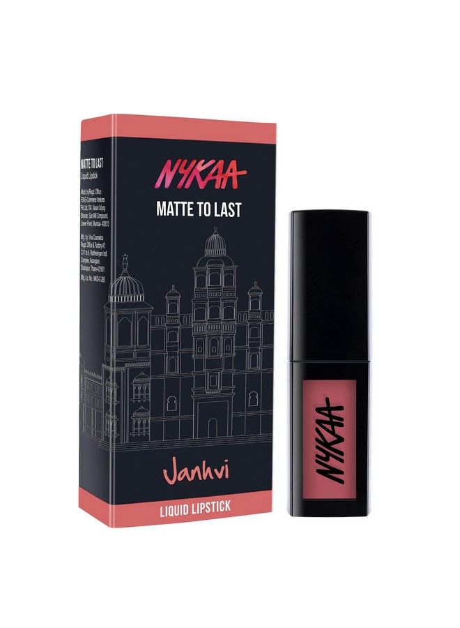 Nykaa Matte To Last Lip Colour Matte Finish Nude Janhvi23 - Image 5
